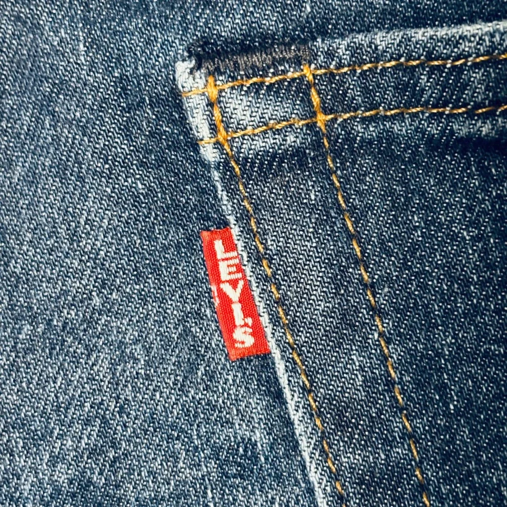 Levis 512 original Red Tab‎ Slim Taper Jeans Mens 32x30 Dark Blue Premium Denim